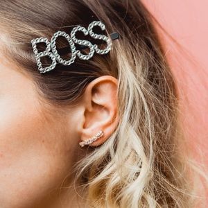 BOSS Sparkly Hair Pin